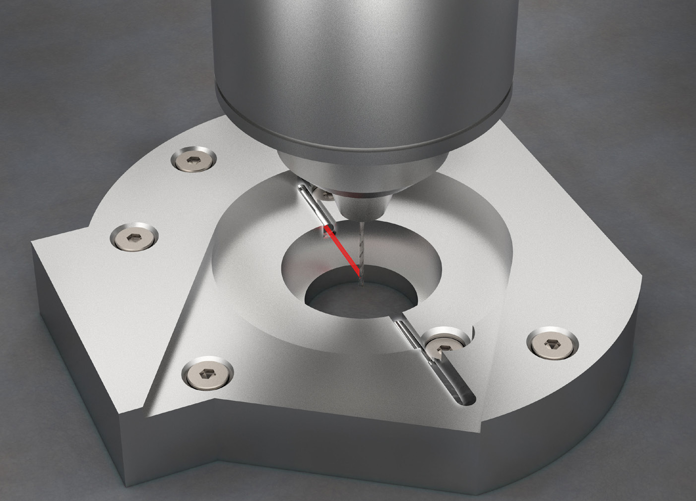 Detect drill bits position